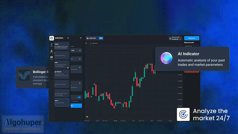استفاده از اندیکاتور هوش مصنوعی در ربات الیمپ ترید