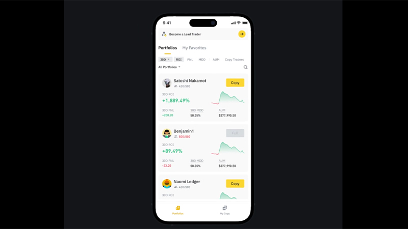 کپی تریدینگ بایننس