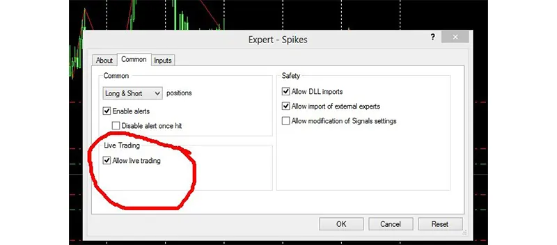 نصب اکسپرت در متاتریدر ۵- مرحله سوم