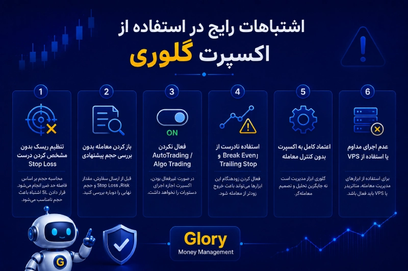 اشتباهات رایج در استفاده از اکسپرت گلوری